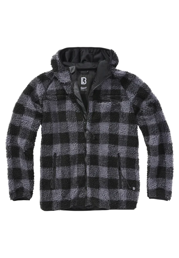 WORKER - Fleecejacke - black grey