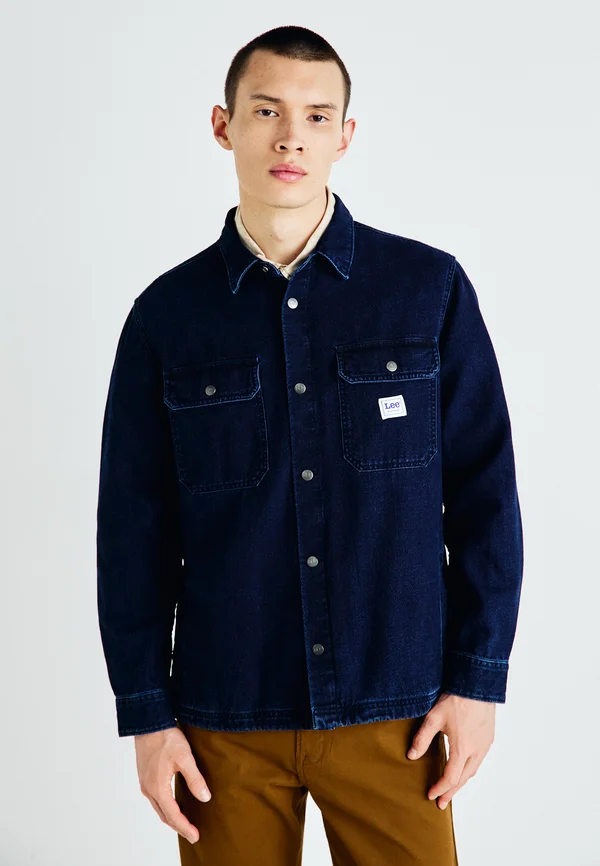 WORKWEAR OVERSHIRT - Leichte Jacke - dark-blue denim