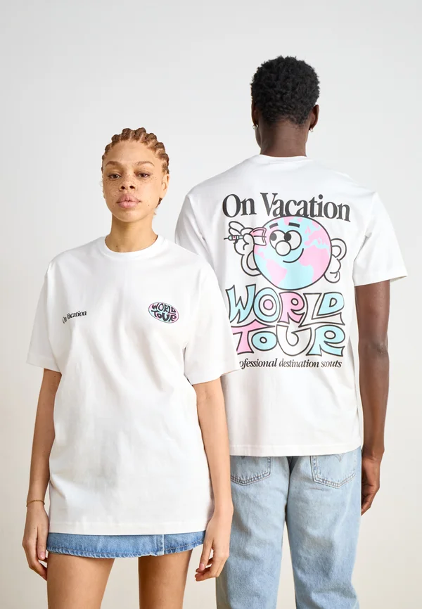 WORLD TOUR UNISEX - T-Shirt print - white