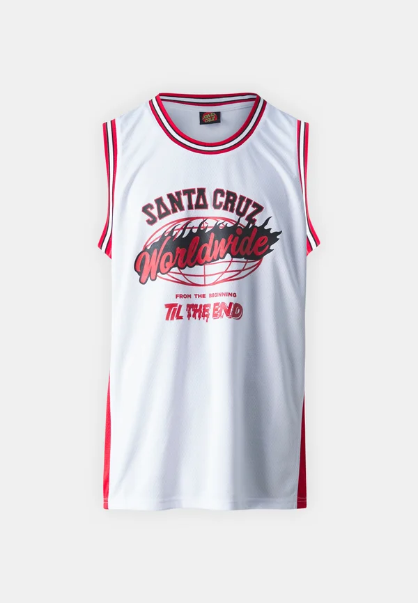 WORLDWIDE FRONT UNISEX - Top - white
