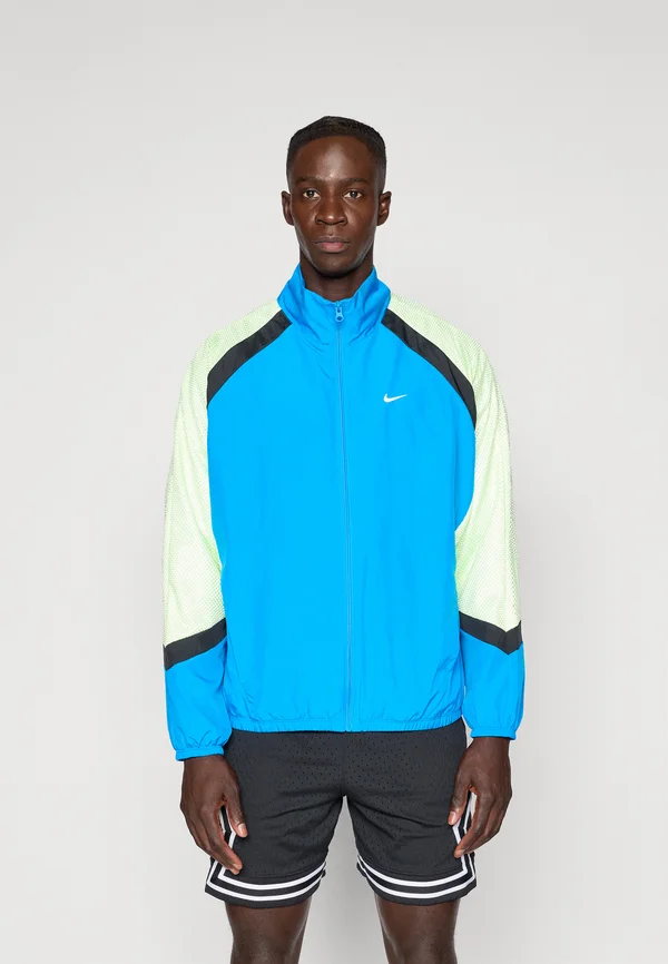 WOVEN ICON JACKET STARTING FIVE - Trainingsjacke - photo blue/barely volt/black