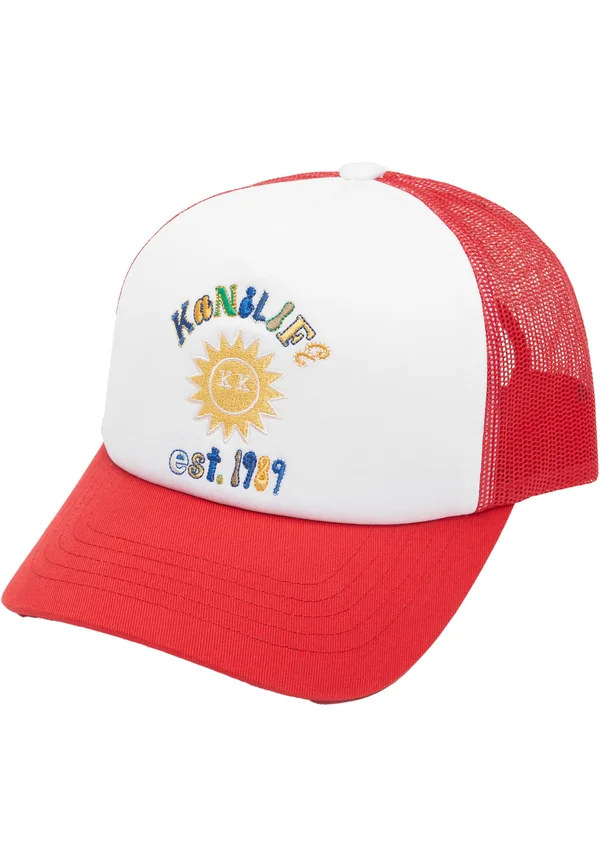 WOVEN SIGNATURE TRUCKER - Cap - red white