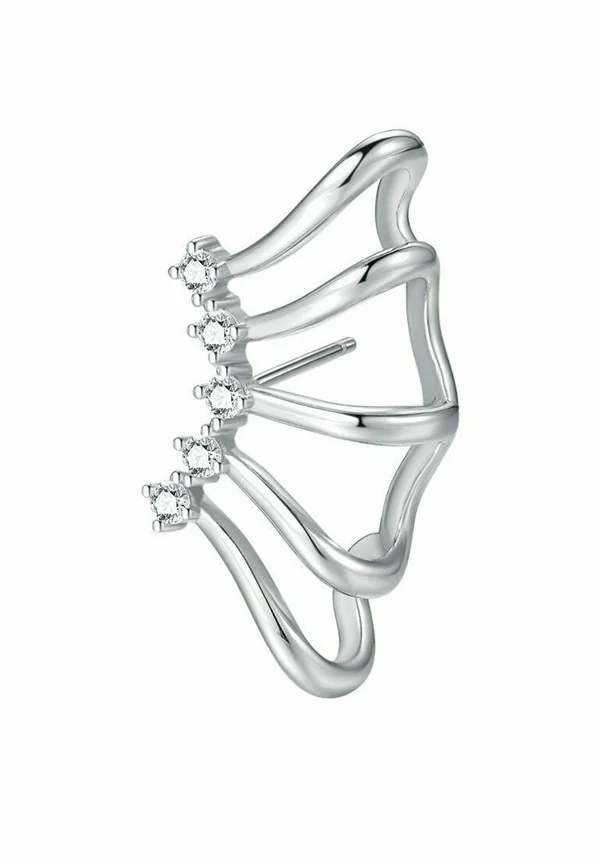 WRAP WING - Einzelner Ohrring - silberfarben