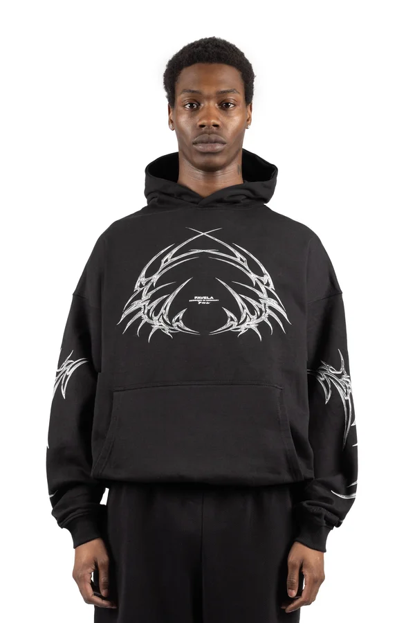 WREATH HOODIE UNISEX - Kapuzenpullover - black