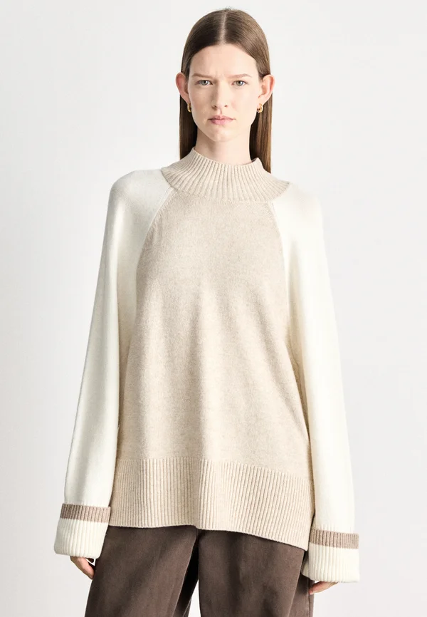 WREN JUMPER - Strickpullover - oat/multi