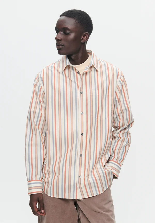 WW NICO STRIPE  - Hemd - silver gray