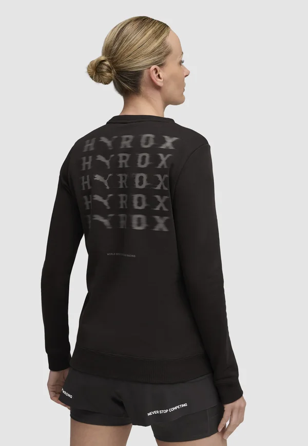 X HYROX HEAVYWEIGHT RUNDHALS - Sweatshirt - black