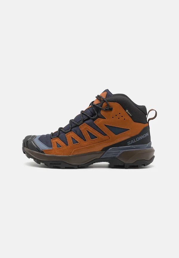 X ULTRA 360 MID GORE TEX - Hikingschuh - blue nights/caramel cafe/grisaille