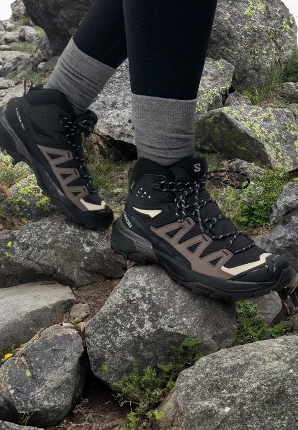 X ULTRA 360 MID GTX - Hikingschuh - black/plum kitten/shale