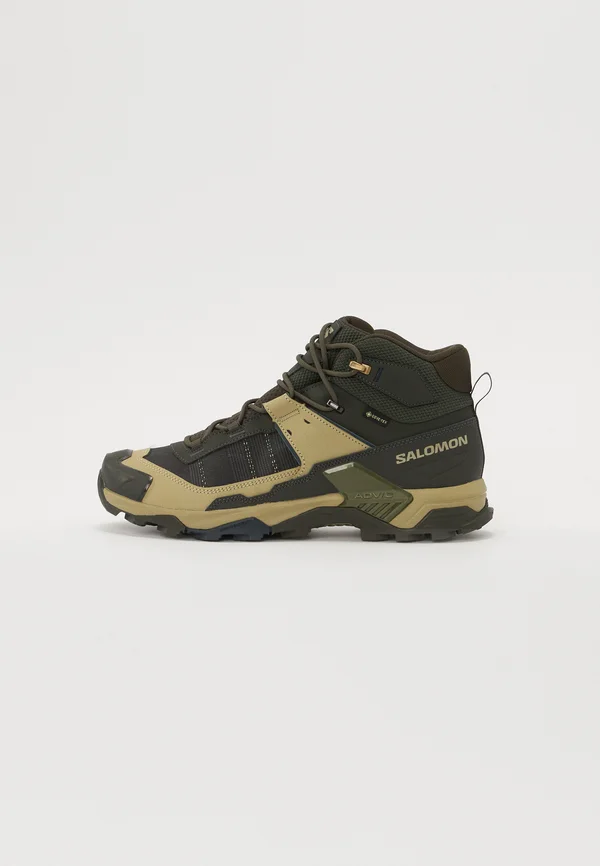X ULTRA 5 GTX - Hikingschuh - peat/gray green/blue nights