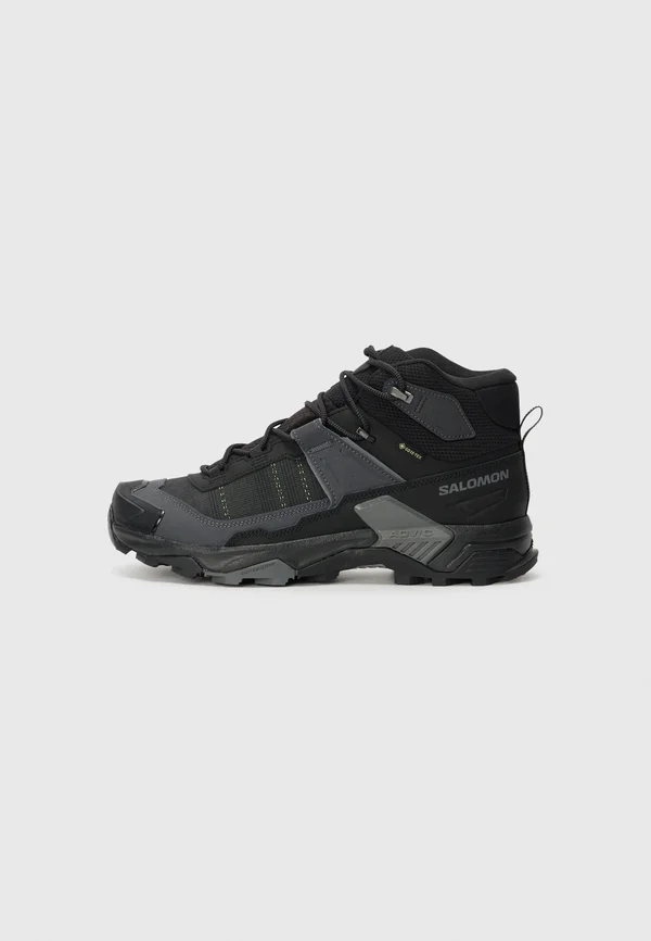 X ULTRA 5 MID WIDE GTX - Hikingschuh - black/asphalt/castlerock