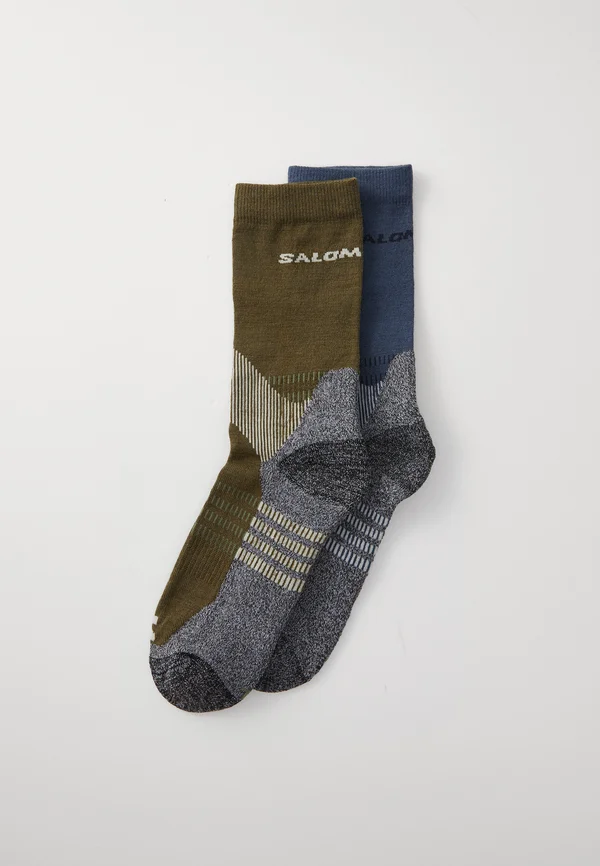 X ULTRA ACCESS QUARTER UNISEX 2 PACK - Sportsocken - gothic olive/grisaille