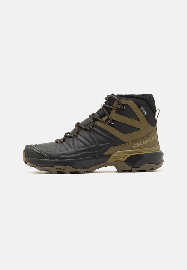 X ULTRA SNOWPILOT WP - Snowboot/Winterstiefel - black/military olive/gothic olive