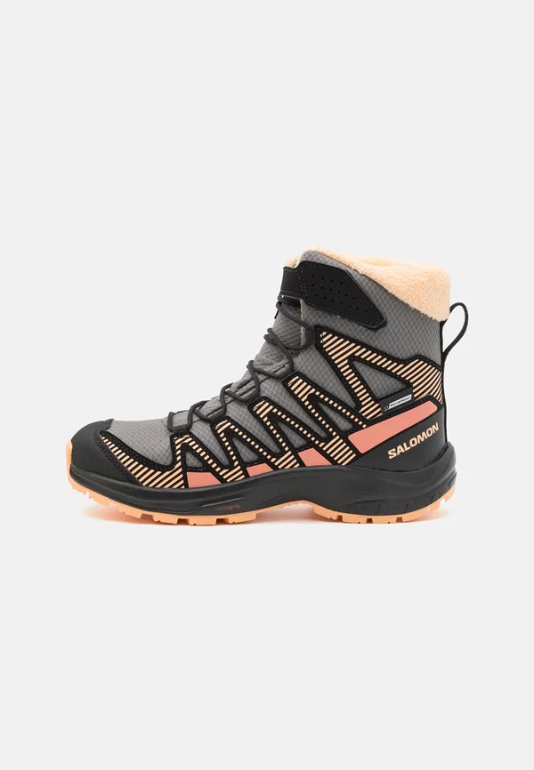 XA PRO V8 CSWP UNISEX - Snowboot/Winterstiefel - pewter/black/peach fuzz