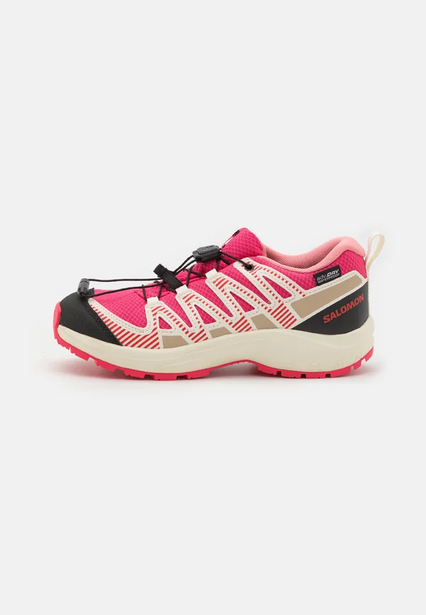 XA PRO V8 WATERPROOF UNISEX - Hikingschuh - rouge red/vanilla ice/flamingo pink