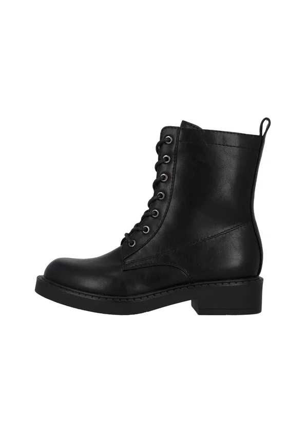 XELDRA  - Schnürstiefelette - schwarz glatt