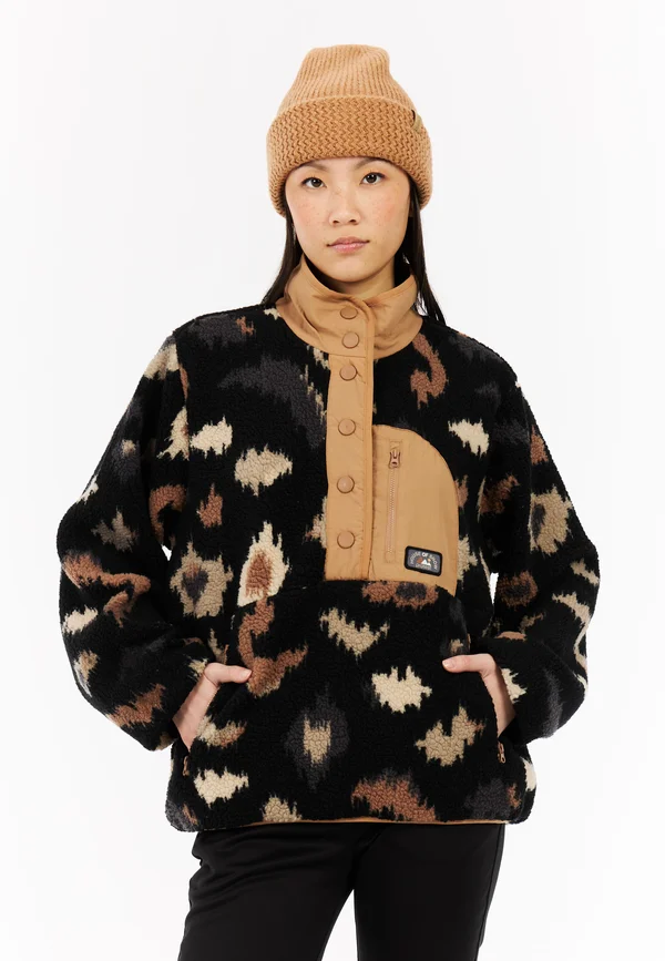 XENA - Fleecepullover - true black