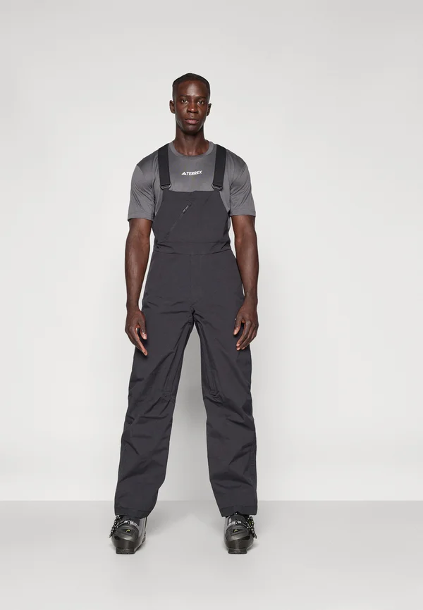 XPERIOR TWO-LAYER INSULATED BIB - Skihose - black/white