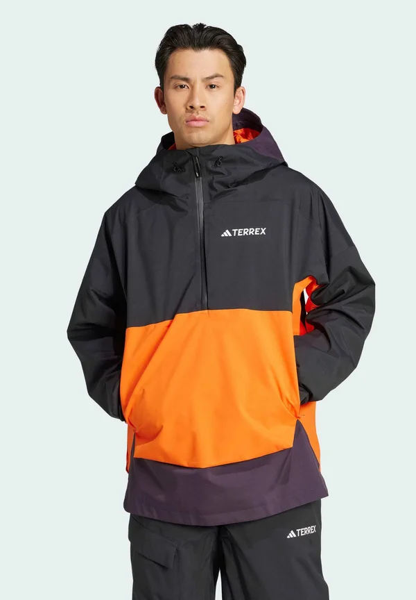 XPERIOR TWO-LAYER LINED RAIN.RDY - Outdoorjacke - aurora black/semi impact orange