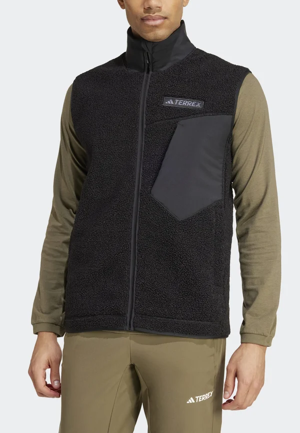 XPLORIC HIGH PILE FLEECE - Weste - black