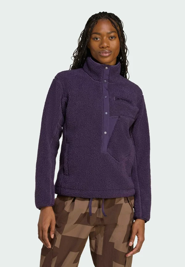 XPLORIC HIGH PILE - Fleecepullover - aurora plum