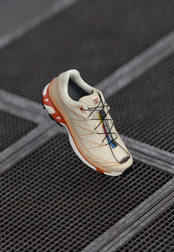 XT 6 GTX UNISEX - Sneaker low - almond milk/soft clay/burnt ochre