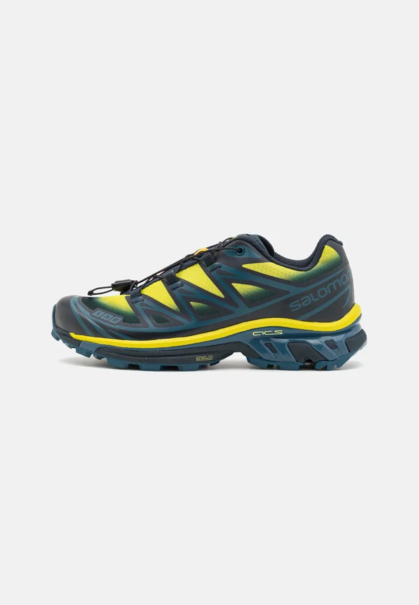 XT-6 SKYLINE UNISEX - Sneaker low - carbon/sunny lime/sulphur spring