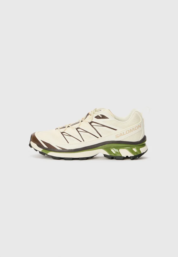 XT6 UNISEX - Sneaker low - vanilla ice/black coffee/calla green