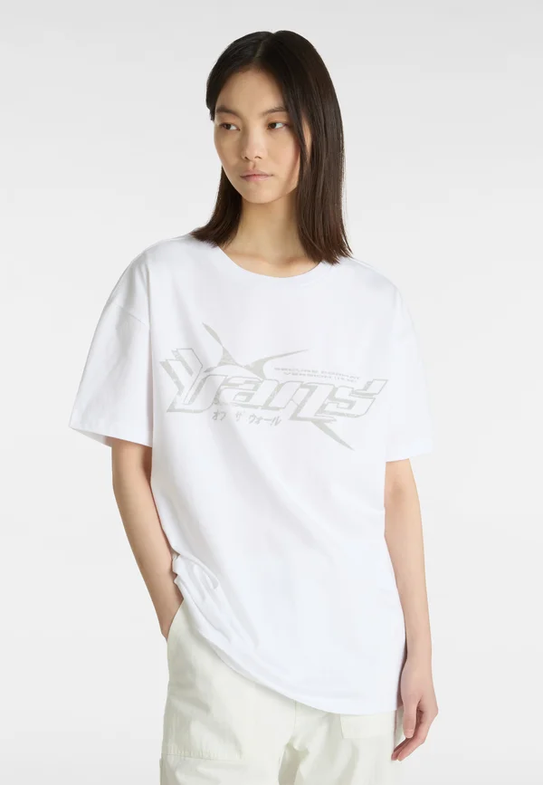Y2V OVERSIZED - T-Shirt print - white
