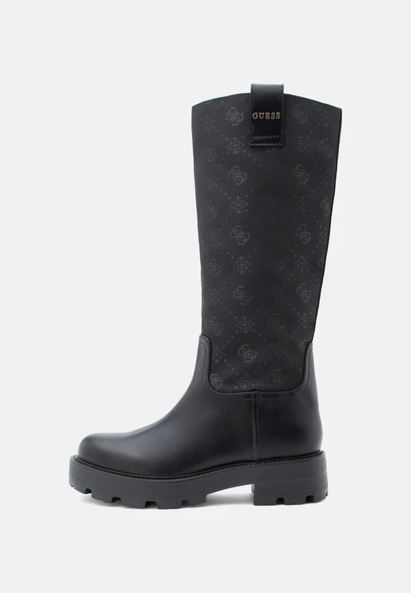 YANNIS - Plateaustiefel - black