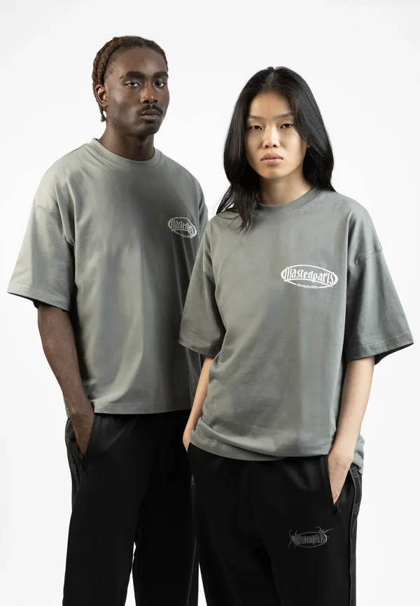 YARD BOXY UNISEX - T-Shirt print - loden green
