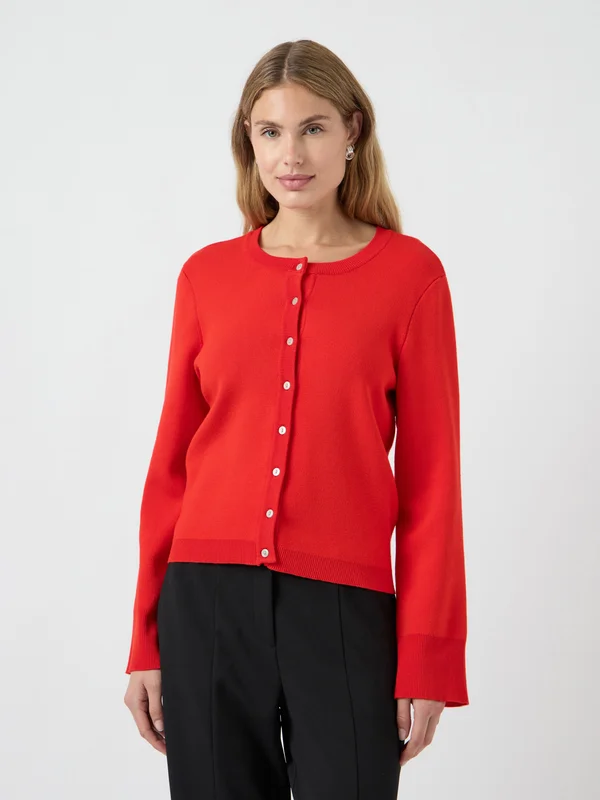 YASELENA  - Strickjacke - fiery red