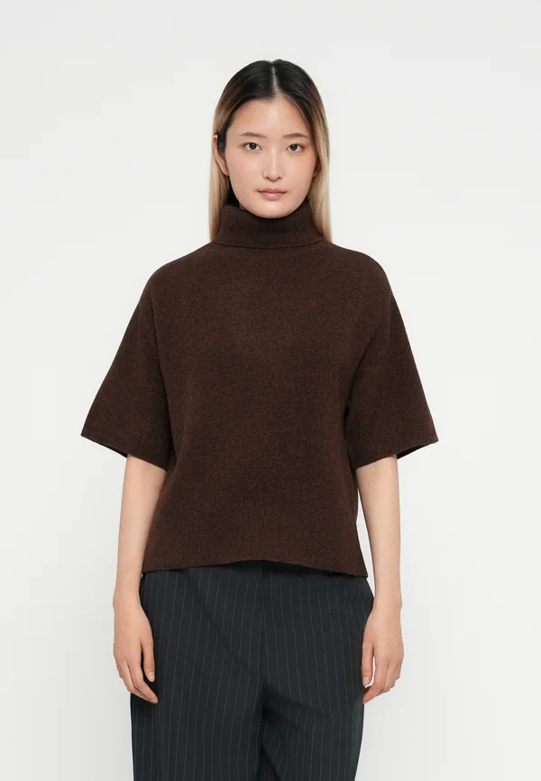 YASEMILA 2/4 - Strickpullover - chocolate brown