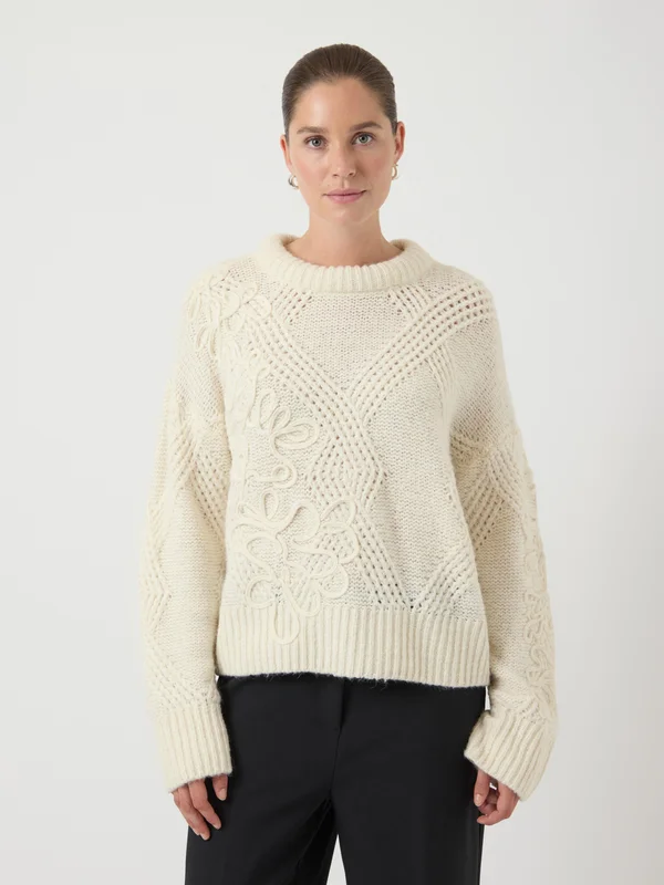 YASFLORO - Strickpullover - birch