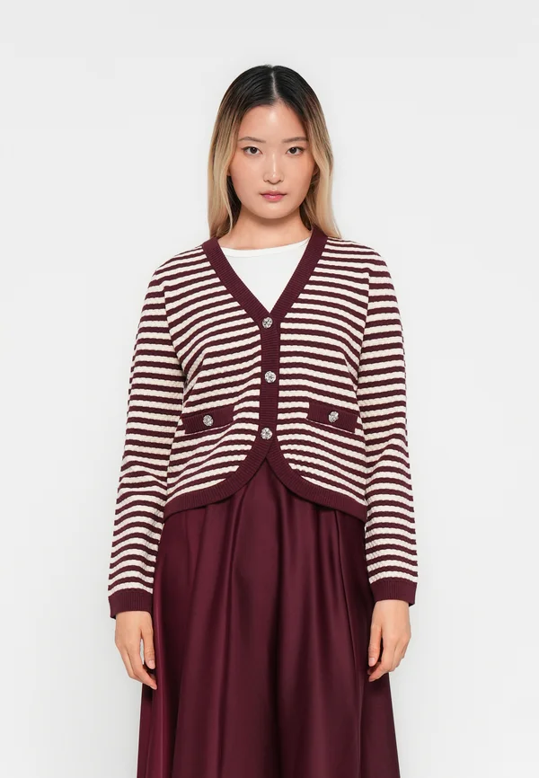 YASMIGO CARDIGAN - Strickjacke - port royale