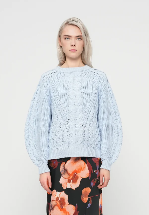 YASNANSA - Strickpullover - skyway