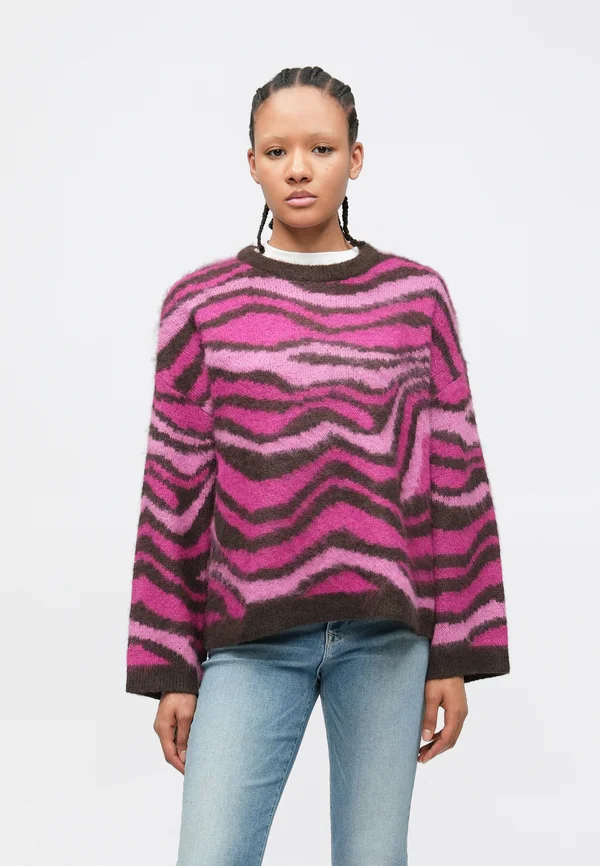 YASSITTA PULLOVER - Strickpullover - seal brown