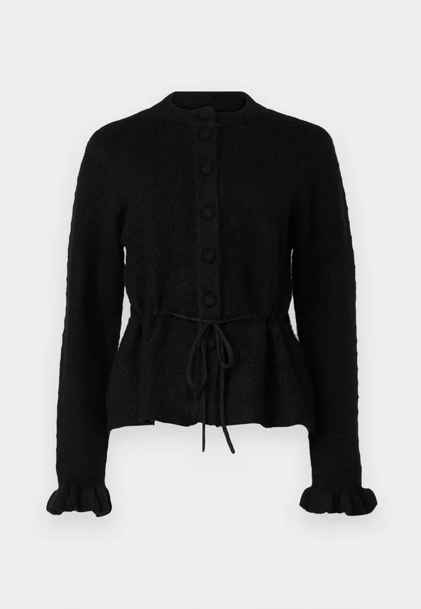 YASTHELLIS CARDIGAN - Strickjacke - black