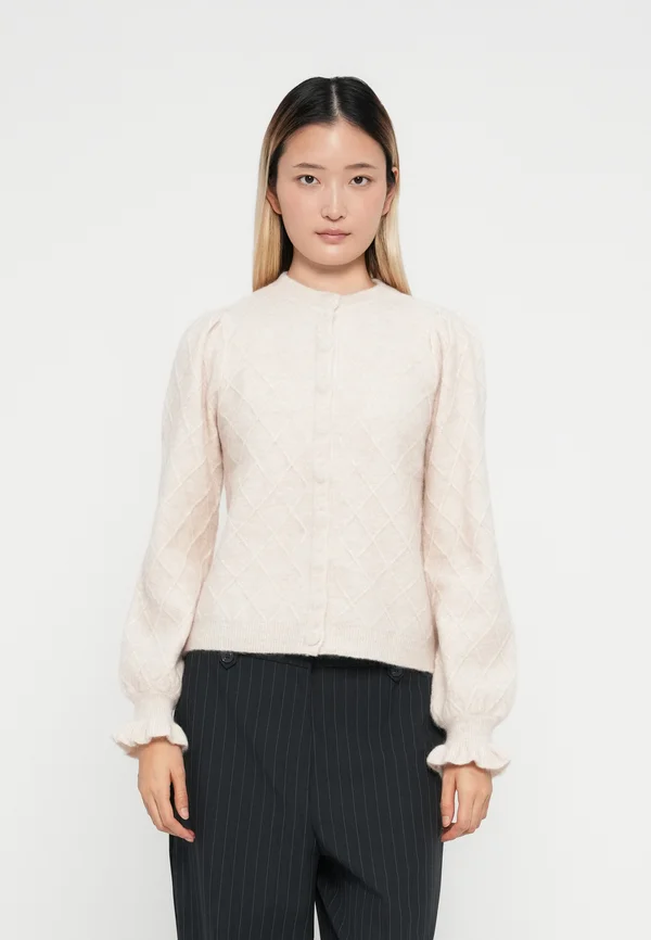 YASTHELMA BLEND CARDIGAN - Strickjacke - birch