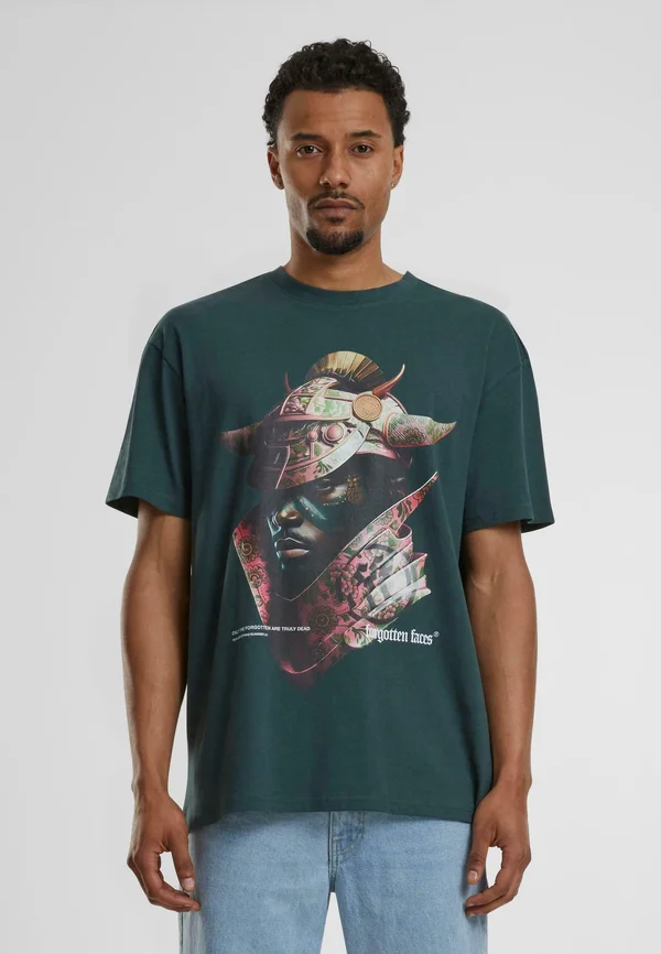 YASUKE TEE - T-Shirt print - bottlegreen