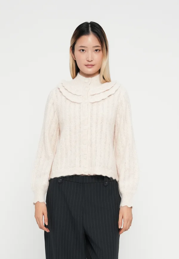 YASZIGZO CARDIGAN - Strickjacke - birch