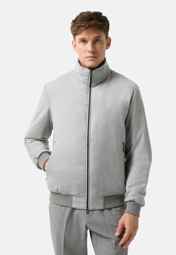 YORIS - Bomberjacke - hellgrau
