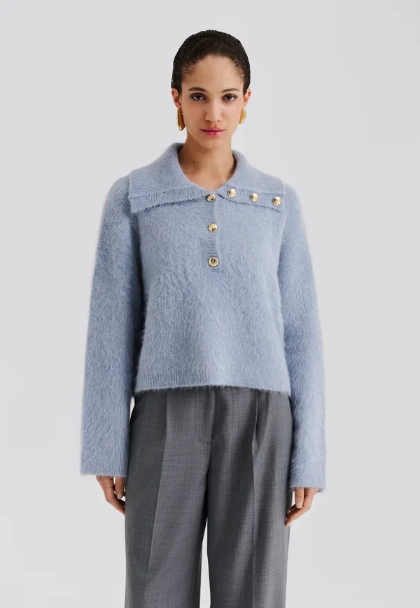 YSELLE - Strickpullover - blue