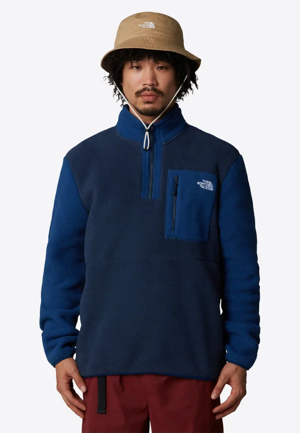 YUMIORI 1/4 ZIP - Fleecepullover - summit navy-estate blue-summit navy