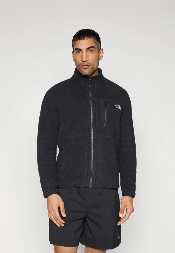 YUMIORI FULL ZIP - Fleecejacke - black