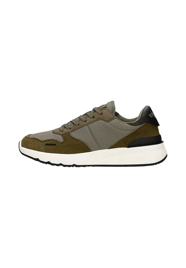 Z KONTRASTOWĄ I WSTAWKAMI  - Sneaker low - zielony r