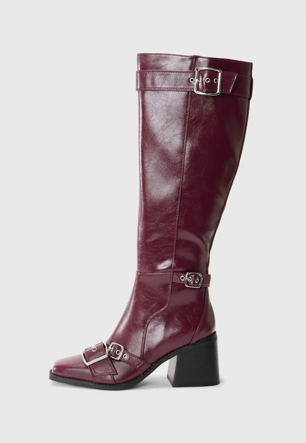 Z TOWN - High Heel Stiefel - dark cherry