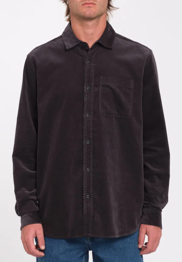 ZANDER LS - Hemd - asphalt black