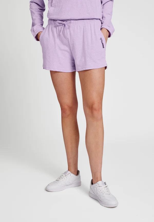 ZANDRA - Kurze Sporthose - pastel lilac melange