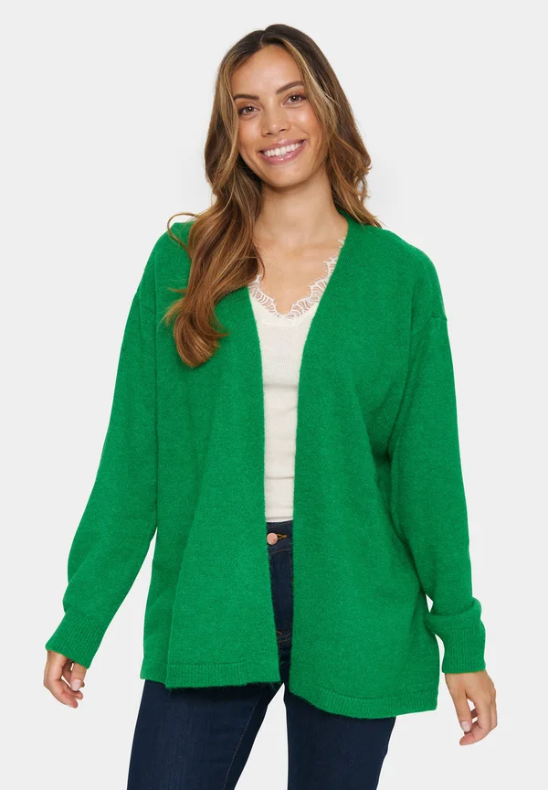 ZANETT OPEN - Strickjacke - jelly bean melange